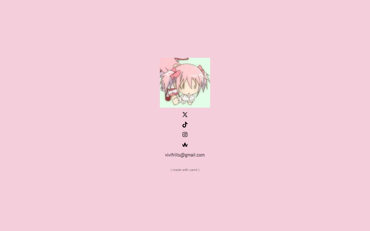 Carrd profile picture for @rosy